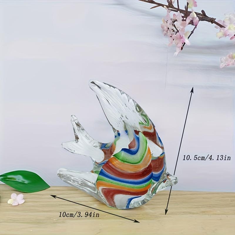 1pc Blown Glass Tropical Fish Sculpture Aquarium Ornament Glass Sea Animal Decorations148