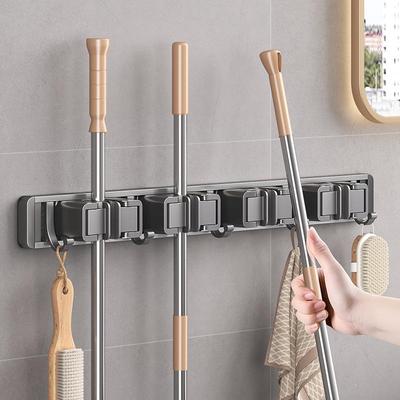 Wall-Mounted Punch-Free Mop & Broom Holder