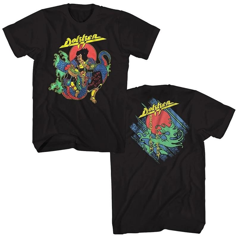 DOKKEN Beast From The East Los Angeles Heavy Metal TShirt M4XL Unisex T-Shirt L