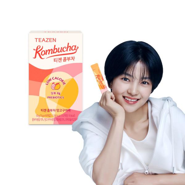 Teazen Kombucha Mango Guava 10 Sticks, Korea Kombucha