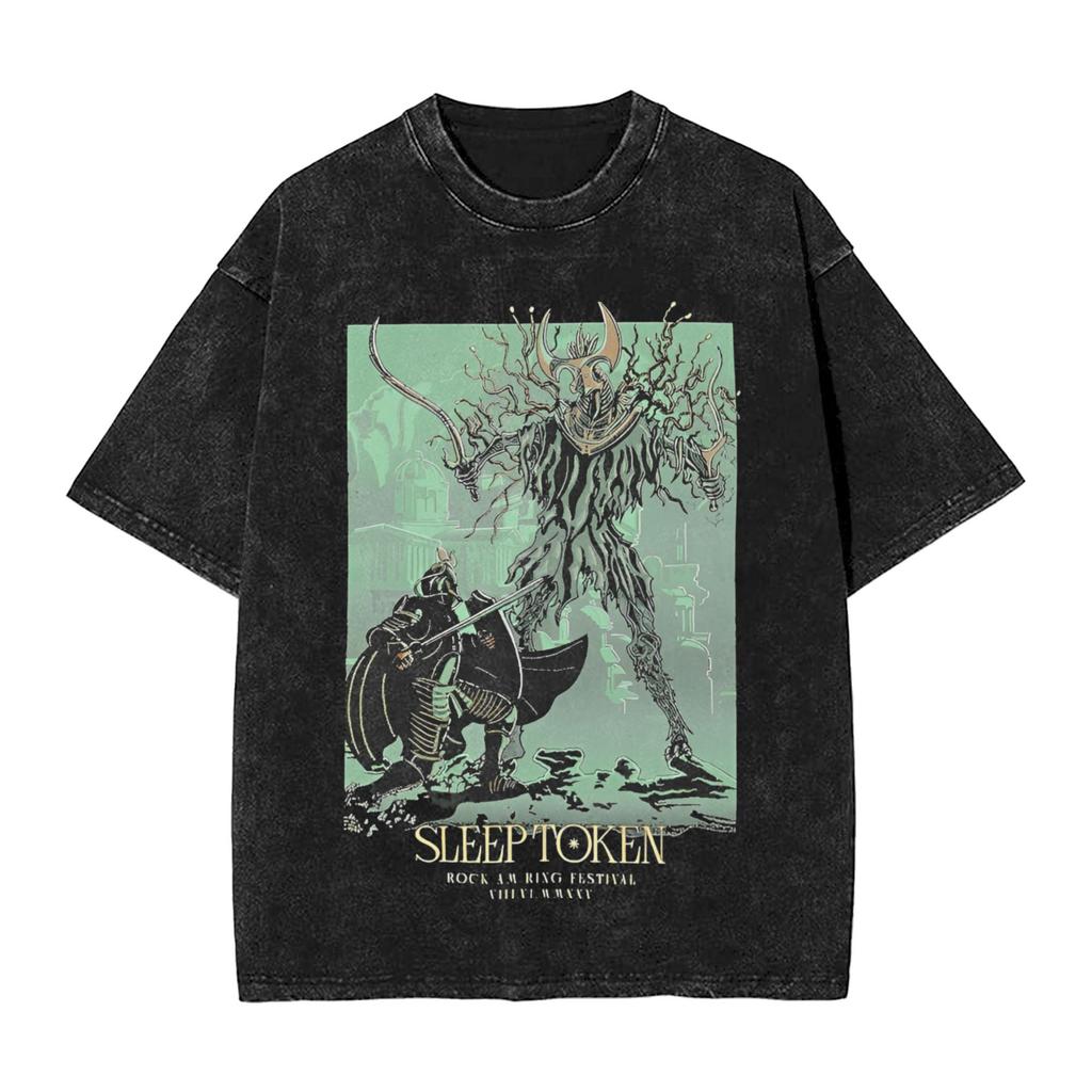 

Sleep Heavy Band Токени Чоловіча Футболка Прана Oversize Y2k Вінтажна Футболка З Коротким Рукавом 100% Бавовна Подарунок на День Народження Жіночий Чоловічий Одяг XL слонова кістка