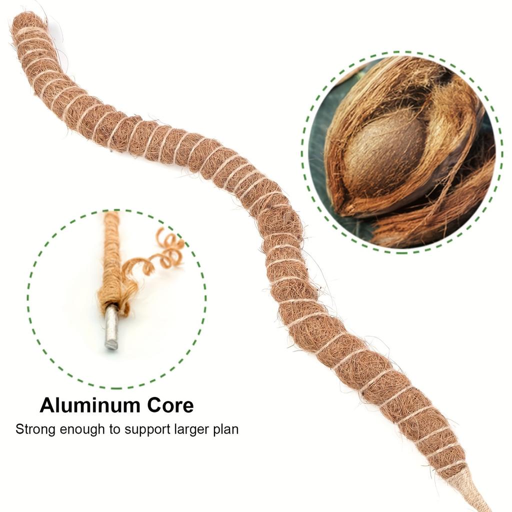 Moss Poles for Climbing Plants Monstera, Indoor Deformable Climbing Plant Stakes,Garden Trellis Plant Stick Stakes for Potted Plants Like Vine Orchid