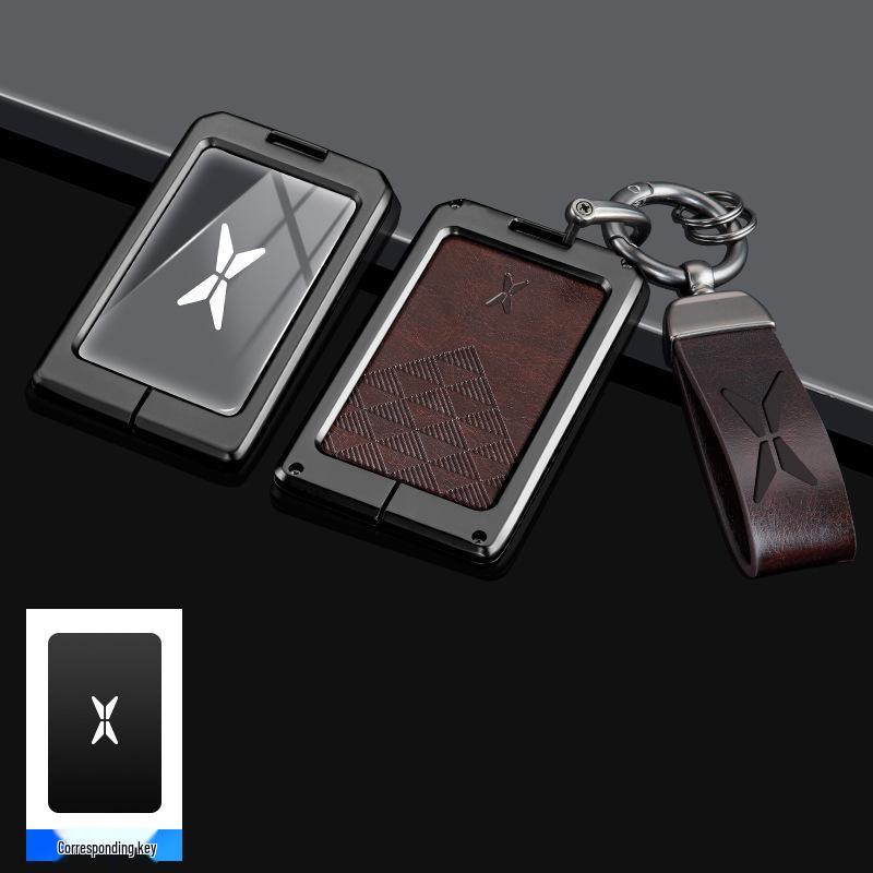 Xpeng Car Key Case for Models G3i, P7i, P5, G9, G3i, G6 - Protective Shell & Buckle