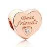 Nan Grand Daughter Best Friend Heart Beads Fits Charm Bracelet&Bangle DIY Women Jewelry Making