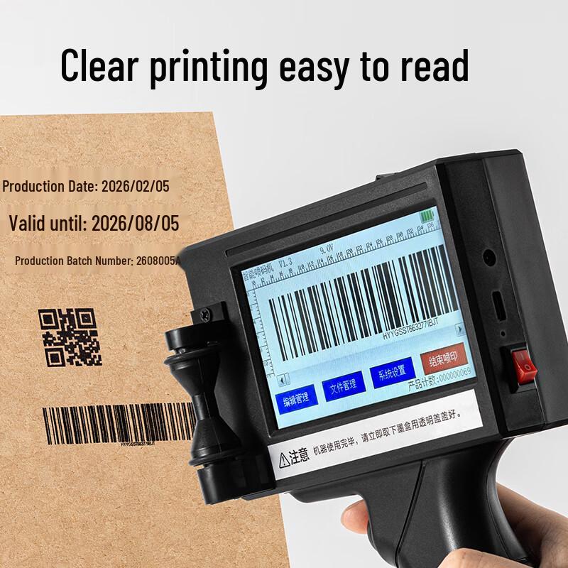 Deli Handheld Inkjet Printer Original Black Ink Cartridge GE106IB