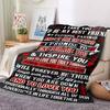 1pc Friendship Quote Blanket - Perfect Gift for Birthdays, Christmas & Halloween- Soft, Warm & Versatile yy250909143