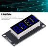4 Digit Tube LED 7 Segment Display TM1637 Driver Digital Optoelectronic Module Blue 0.36in