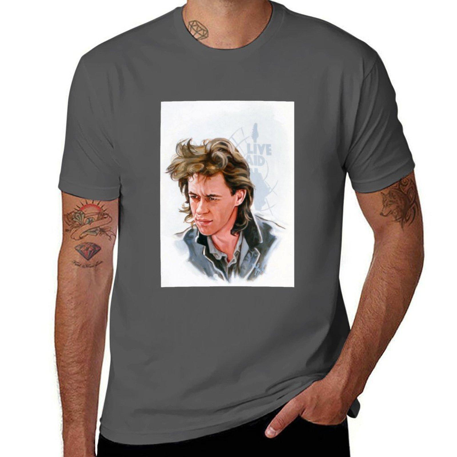 

Bob Geldof TShirt Basic Comfort Fit TShirt for Men 4XL