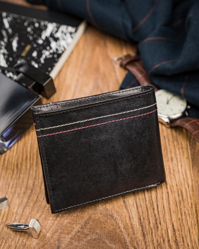 Always Wild® Heren Leren Kaarthouder Portemonnee