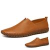 Hand Stitching Leather Shoes Men Casual Shoes Comfortable Men Loafers Moccasins Man Flats Shoes