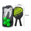 Racket 2 Rackets Storage Bag Comfort Grip for Beginners Outdoor