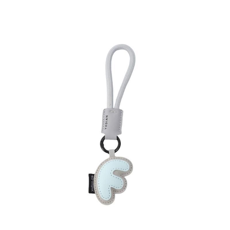 PU-Leder 26 Schlüsselanhänger Bunter geflochtener Handgelenkriemen Anti-Verlust Lanyard Schlüsselring Koffer Kamera Handyhülle Rucksack Anhänger