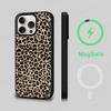 Leopard Cheetah Print Phone Case Magnetic Case For IPhone 16 14 13 12 11 15 Pro Max Plus For Magsafe Wireless Charge Cover