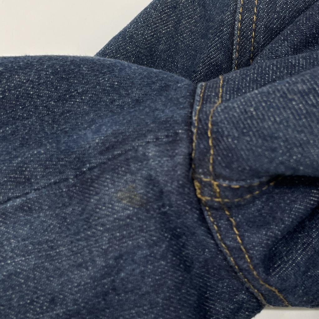 D&G Indigone Denim Gold Hardware Italian Made Trench Coat Coat S IndigoUsed