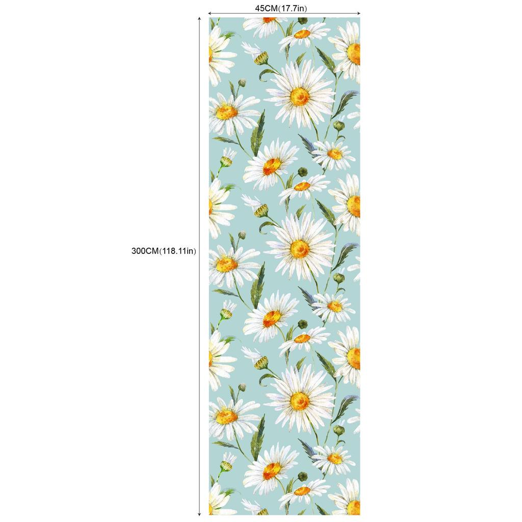 Květinová citronová samolepicí tapeta pro dekoraci ložnice a hotelu RW181-200