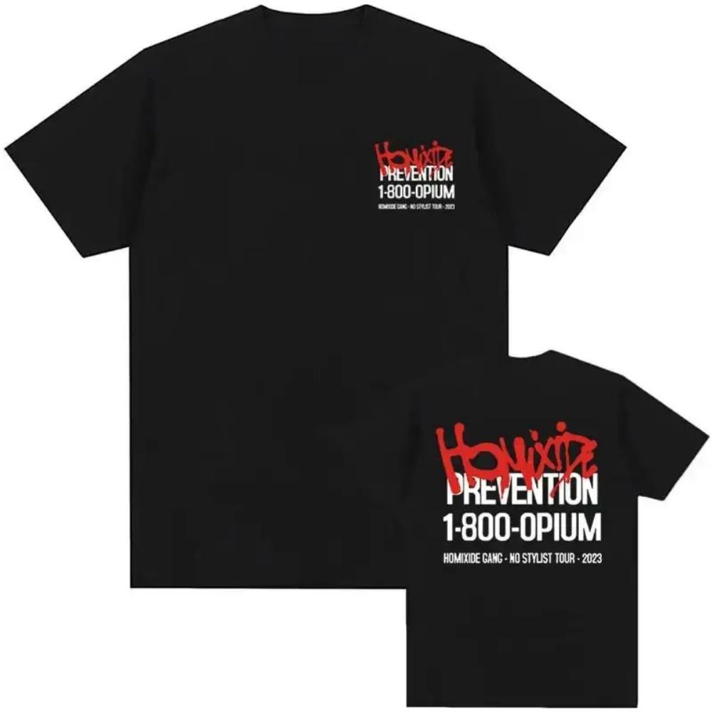 Rapper Ken Carson Opium Merch Tour Potiskové Tričko Playboi Carti Ken Carson AGC Album Tričko Hip Hopové Tričko Streetwear