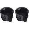 2PCS Central Console Cup Holder Insert | Compatible with Land Rover Range Rover/Range Rover Sport / LR3 / LR4 LR021330 Black