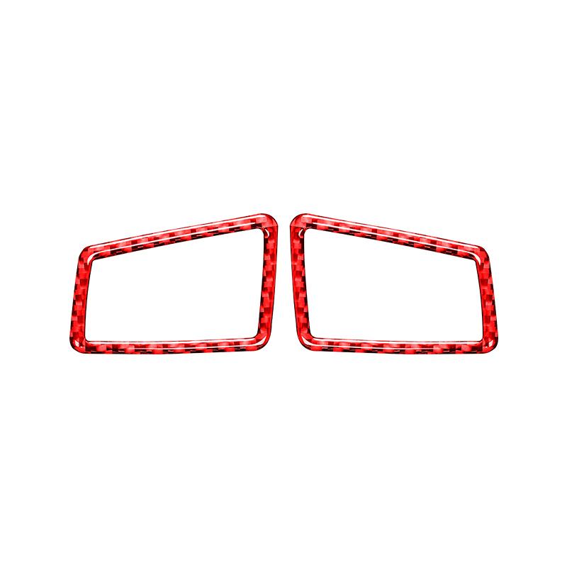 For BMW 3 Series E90 2005-2012 Accessories Carbon Fiber Interior Car Dashboard Air Outlet Decoration Frame Trim Cover Stickers