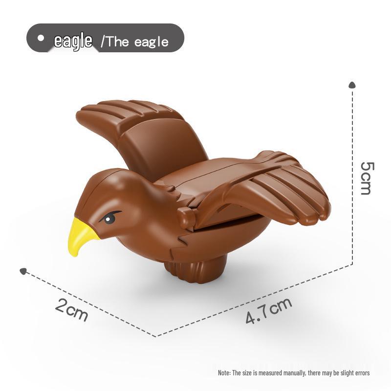 Large Animal Building Blocks: Dinosaur, Tiger, Elephant, Crocodile, Giraffe DIY Educational Toys for Kids