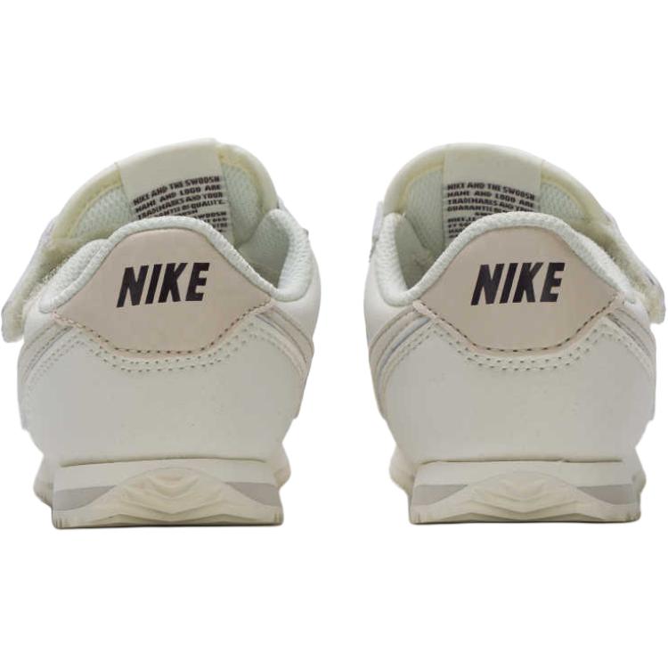 Nike Cortez Easy On Comfortable Versatile Durable Breathable Low Top Walking Shoes Baby Shoes Off-White IH7660-001