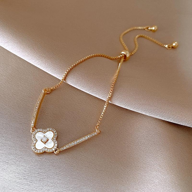 

Classic Full of Rhinestones Gold Plated Bracelets For Women Sparkling Simple Zircon Bracelets Jewelry Birthday Gifts Gold