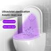 Plastic Ultraviolet Sanitizer Lamp White Toilet Disinfection Lamp Toilet UV Lamp  Home