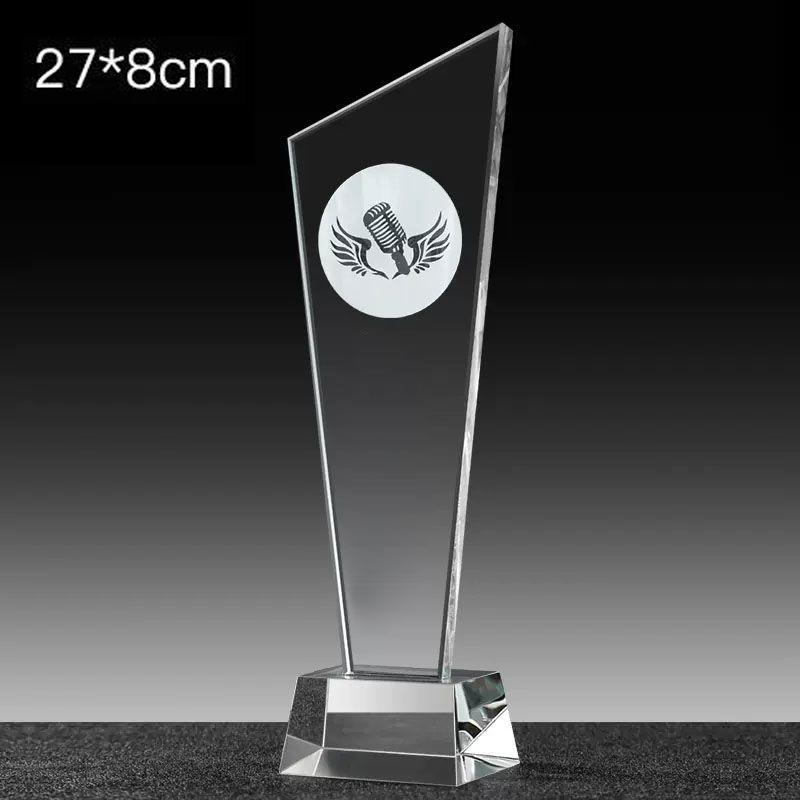 Metal Medal Sports Ball Games for Table Tennis, Marathon Athletic Games, Home Decor Award Souvenir, Carving Crystal Trophy, New