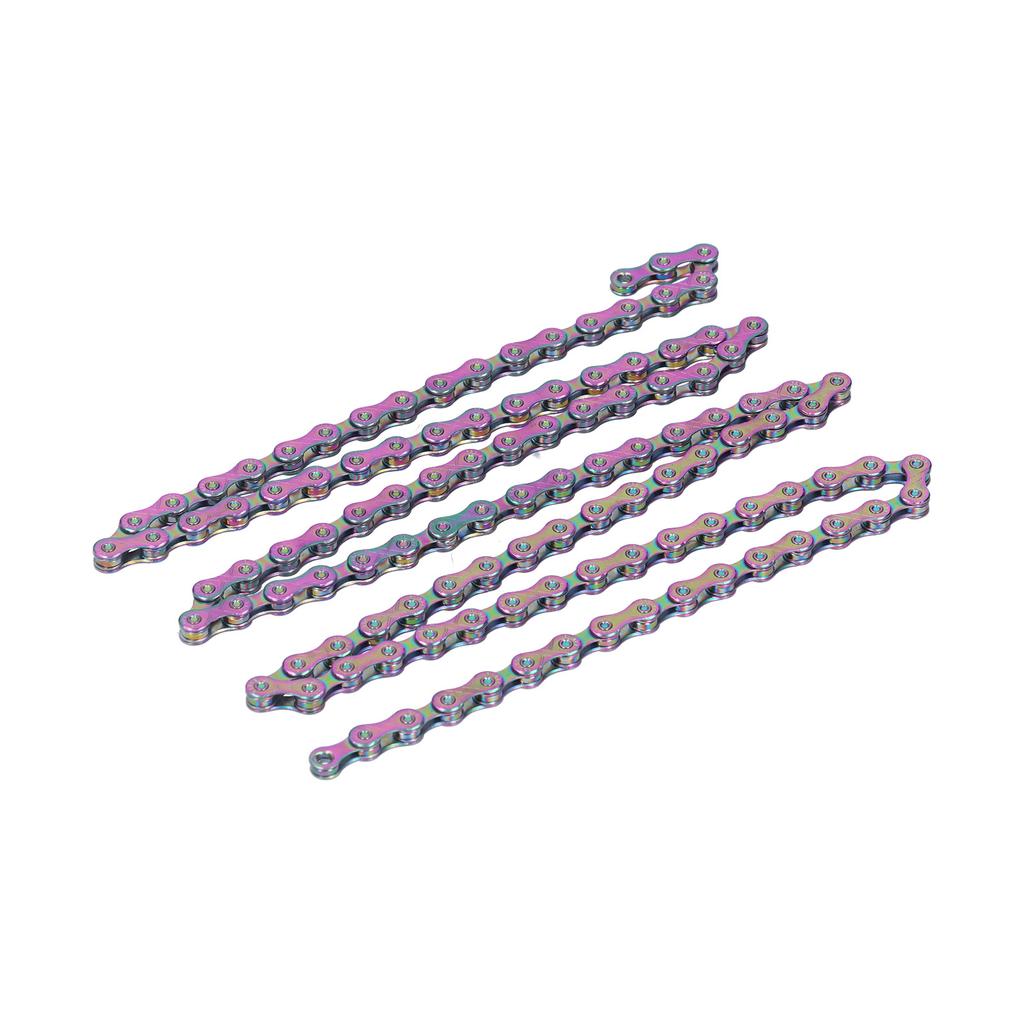 10 Speed Colorful Bicycle Chain MTB Road Bike Ultralight Rainbow Chain with Magic Buckle