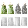 Santa Claus Candle Silicone Molds Resin Casting Mould Aromatherapy Candle Mould for DIY Candle Making Polymer Clay Craft Plaster
