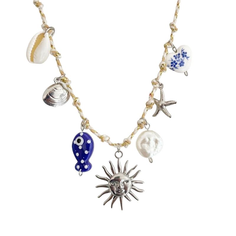 Stylish Ocean Inspired Starfish Pearls Necklace For Women Featuring Sturdy Copper Designs and Unique Pendant Styles