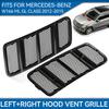Griglia Sfiato Cofano Anteriore per Mercedes Benz W166 X166 Classe GL/ML 2012-2015 Spoiler Deflettore Copertura Sfiato Aria 1668800105 1668800205