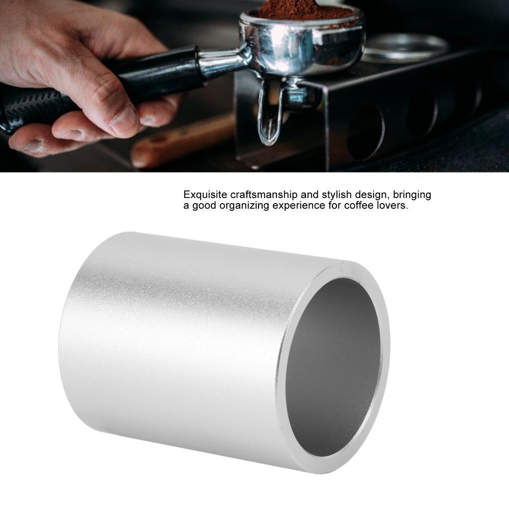 

Compact Design Portafilter Cup Aluminum Brush Holder Utensil Holder Tool Holder Coffee Shop срібний