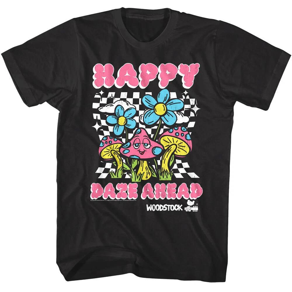 Woodstock Happy Daze Ahead Men s T Shirt XL