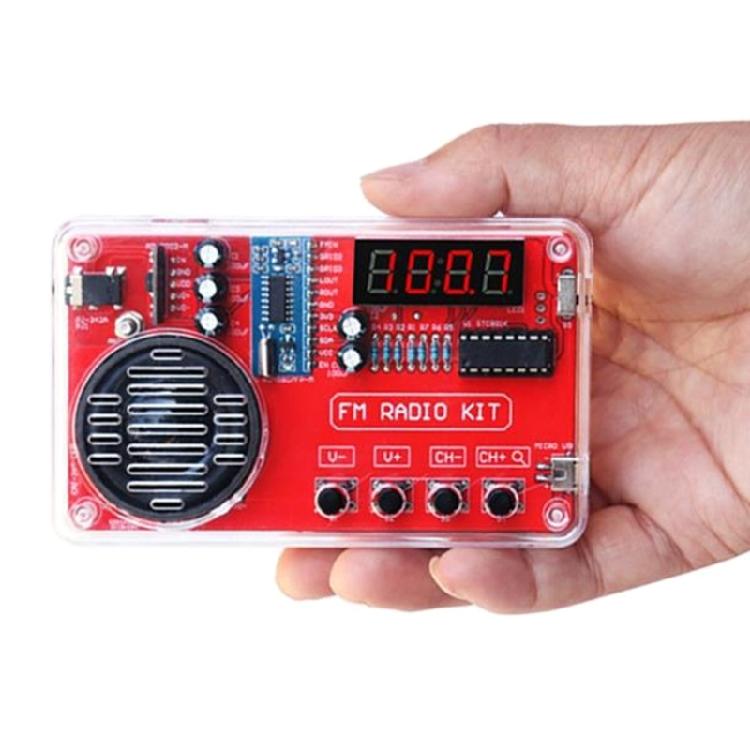 Hands On Electronic Fun 50-108MHz DIY FM Radio Circuit Board Kit for Tinkerers