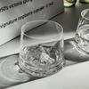 Crystal Glass Whiskey Cup, Japanese Liquor Glass, Clear Iceberg Glass, Suitable for Vodka, Liqueur, Tequila, Shochu, Cocktail