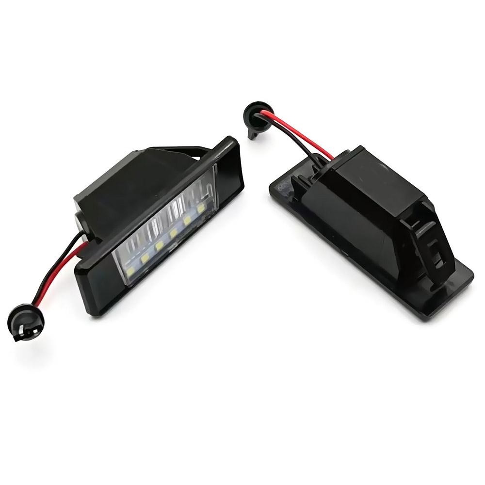 1 Pair LED License Plate Light Lamp 26510-JD00A For Nissan Qashqai II 2014-2024