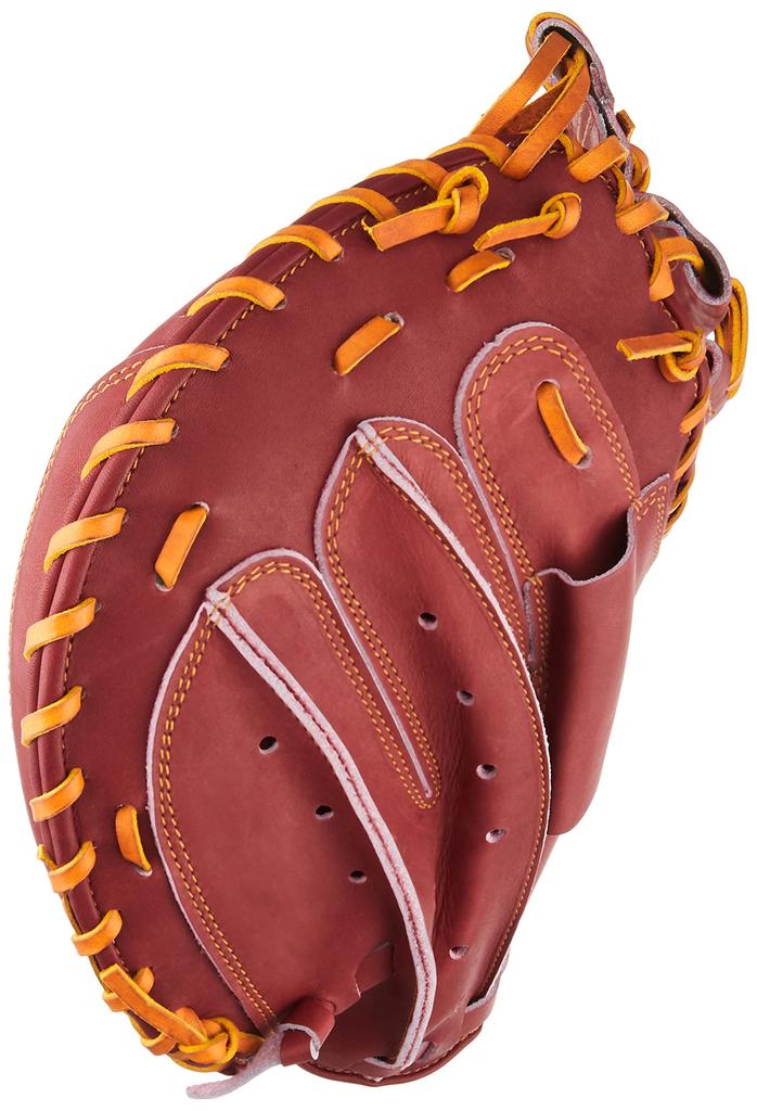 ZETT Pro Status Softball Seiji Kobayashi Player Bordeaux Brown BRCB30292 Catcher's Mitt, Type, Right-Handed Throw, Brown/Oak (4036)