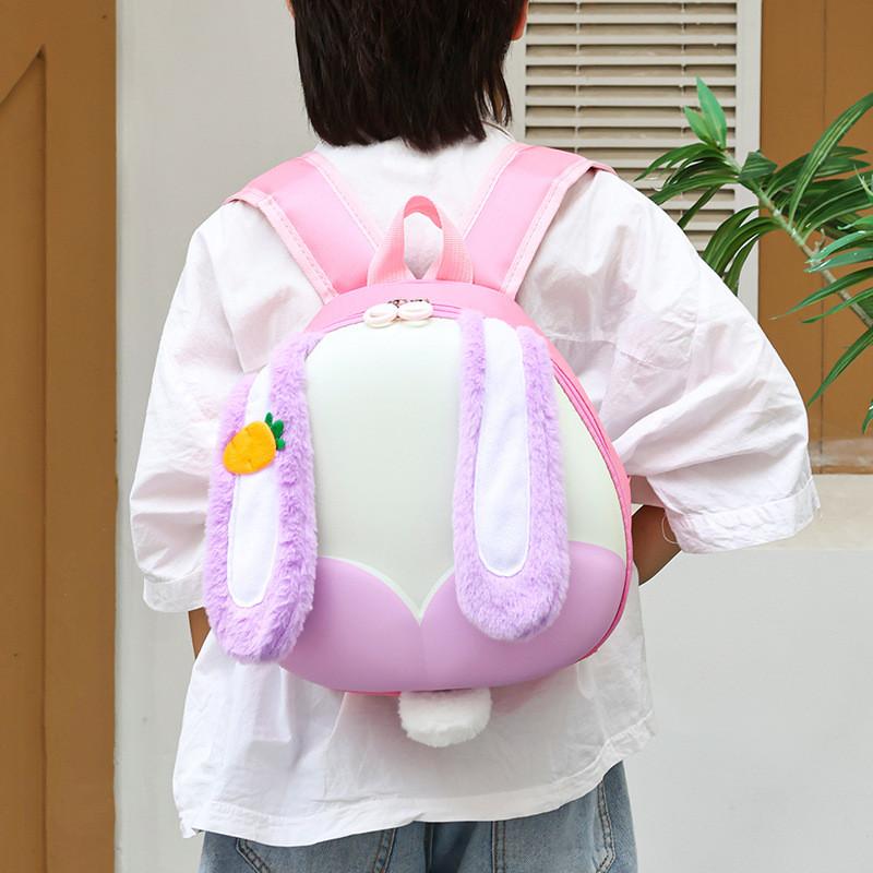 Rabbit Ears Animal Backpack Cartoon Print Schoolbag Kids Lightweight Gifts