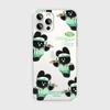 Y2K Ins Korean Stickers Phone Case For iPhone 17 16 16e 15 14 13 12 11 Mini Pro Max X XR XSMax 7 8 Air Plus Transparent