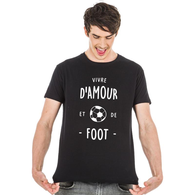 Tricou bărbați - LIVE ON LOVE AND FOTBALL