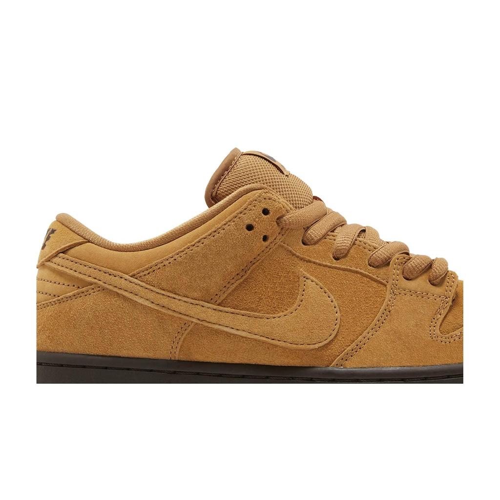 Nike Dunk Low Pro SB 'Wheat Mocha' (Unisex) Flax / Flax / Baroque Brown / Gum Light Brown Skate Shoes BQ6817 204