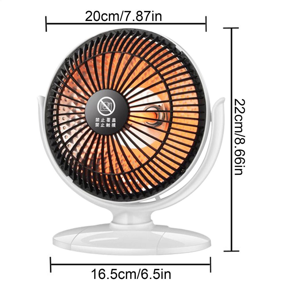 

Desk Heater 200W Warmer Small Adjustable Desk Room Heater For Office Home Bedroom Indoor Bathroom Living Room Apartment Library