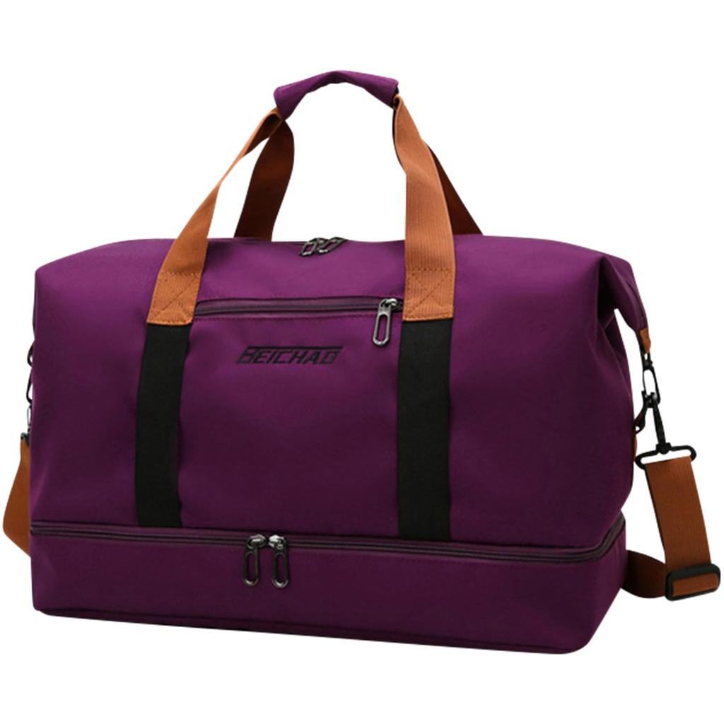 Barcarolle Boston Bag, 7 Colors, Large Capacity 32L, Carry-On, Golf, Business, Travel, Sports, Gym, School Trips, Men's, Women's, BA-2308-01 (Purple)