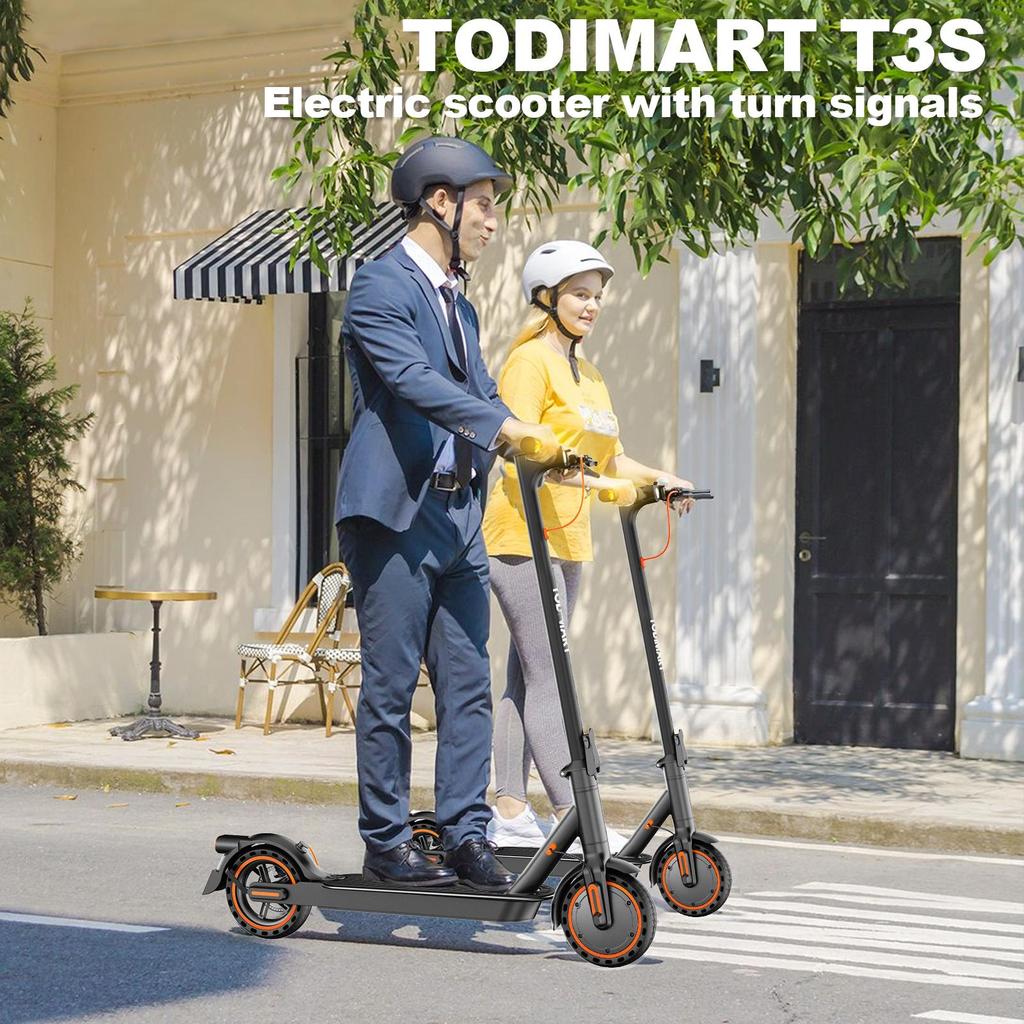 TODIMART T3S City Electric Scooter with APP Control and Turn Signals