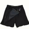  Olivan  Wrap Short Skirt Pants  Black 