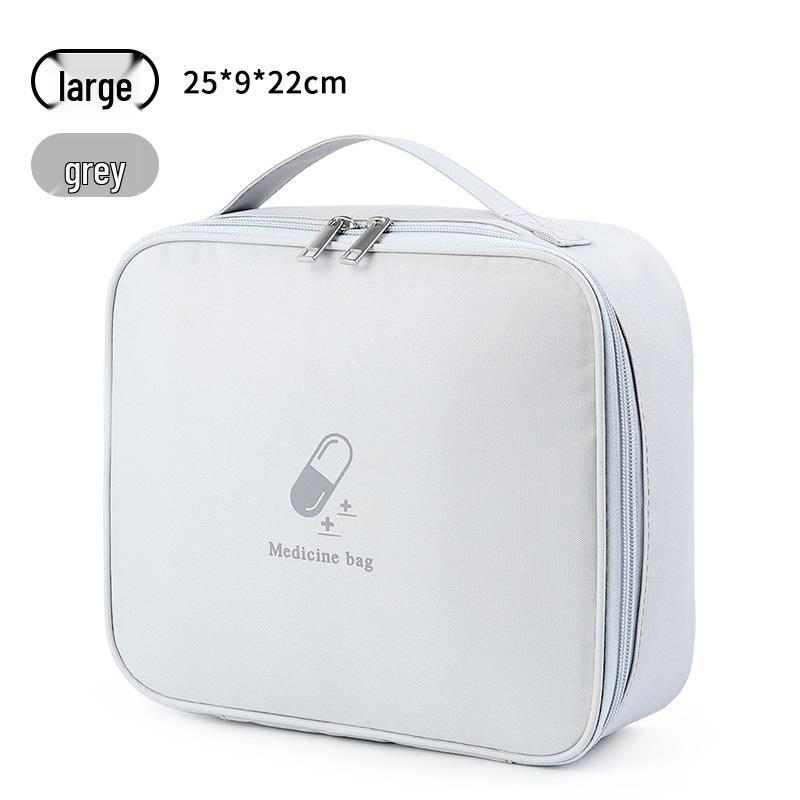 Compact Medicine Bag: Large-Capacity Emergency Travel Kit for Home and On-the-Go Health Supplies