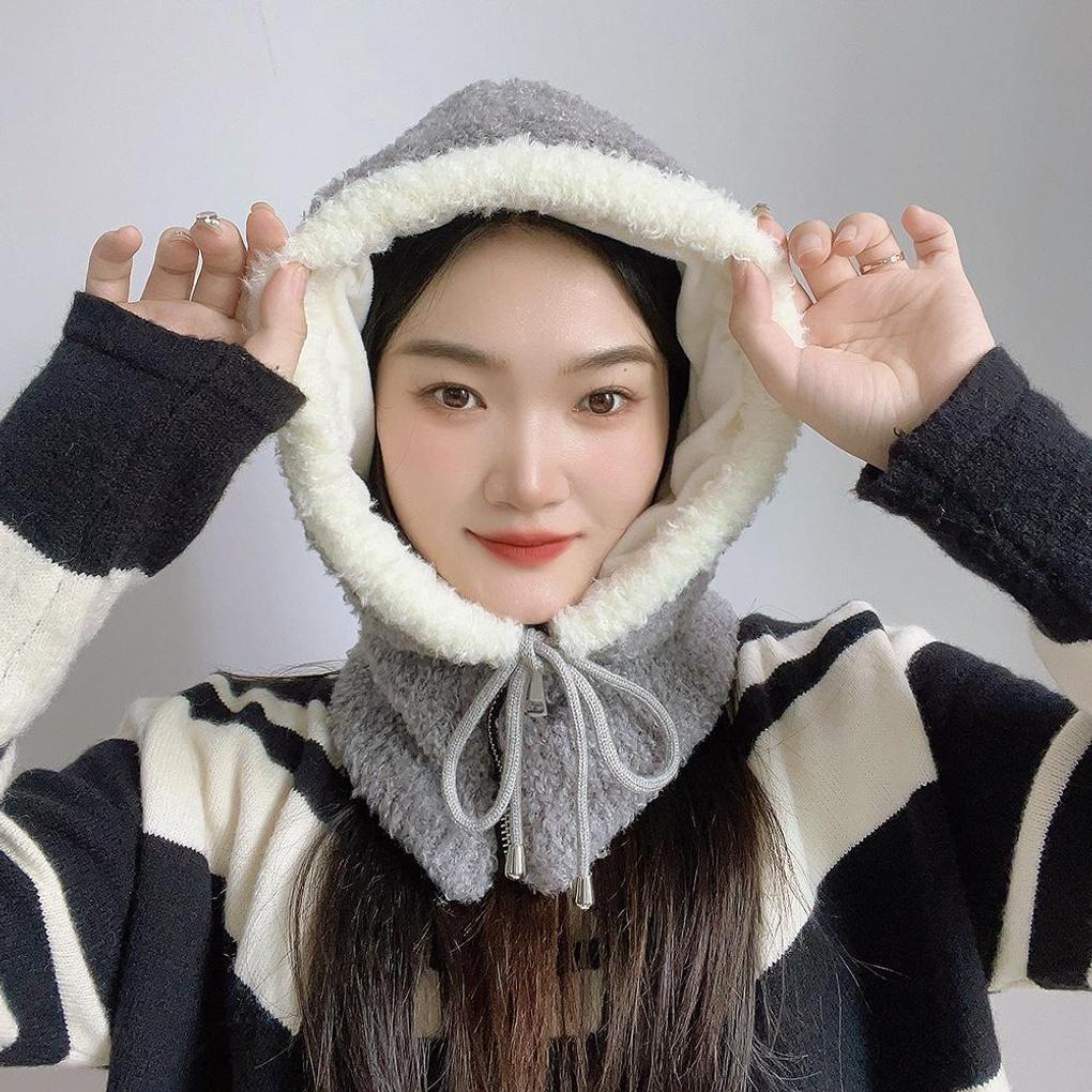 Poggle Hooded Neck Warmer (Gray)