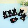 Adorable Lint Toy Keychain Little Rabbit Pendant Key Chain Jewelry for Girl Kid