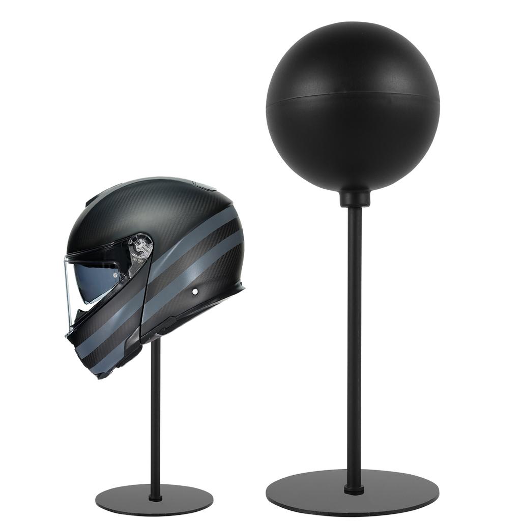 Metal Helmet Stand Desktop Motorcycle Helmet Display Holder Floor-Standing Bike Helmet Hat Storage Stand Accessories