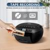Lecteur CD et Cassette Bluetooth Portable avec Radio